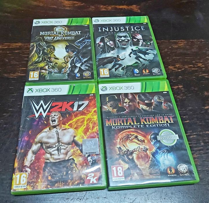 UFC3/Mortal Kombat/W2k17/Injustice Xbox 360