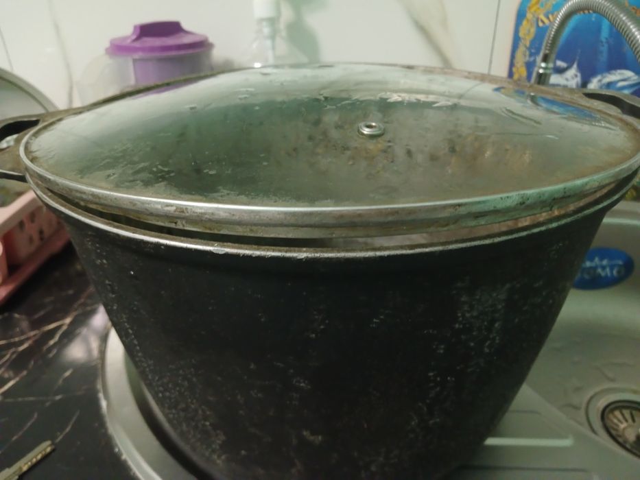 Кастрюля, кастрюля, сковородка