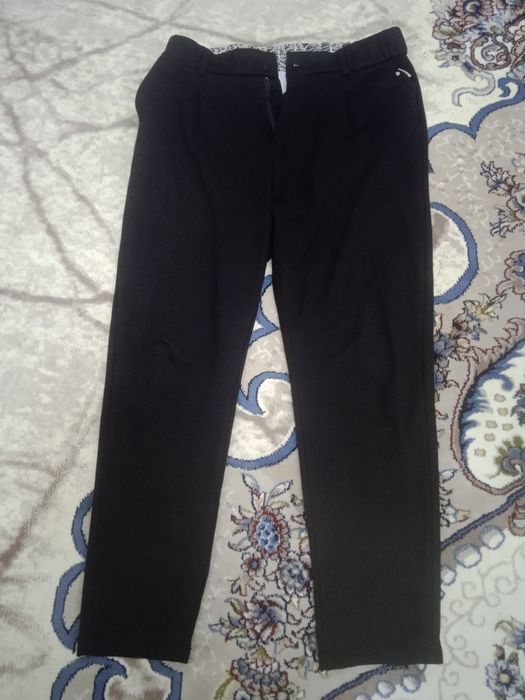 мужской брюк черный