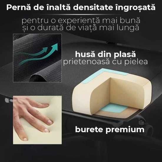 Scaun Birou DHO420 Tetiera si Suport lombar reglabil LIVRARE GRATUITA