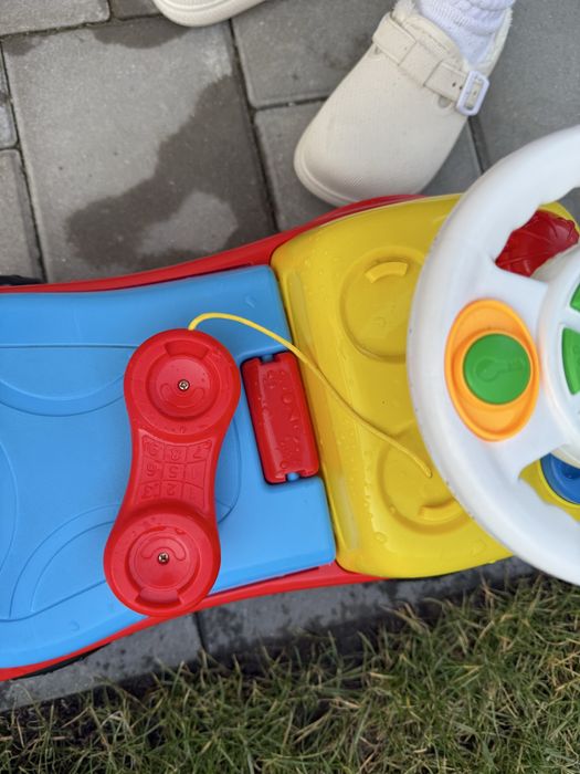 Masinuta copii, premergator cu volan, sunete si lumini