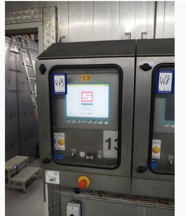 Cameră industrială de afumare, fierbere și uscare Schröter THERMICjet HRBA-2 – 4 cărucioare