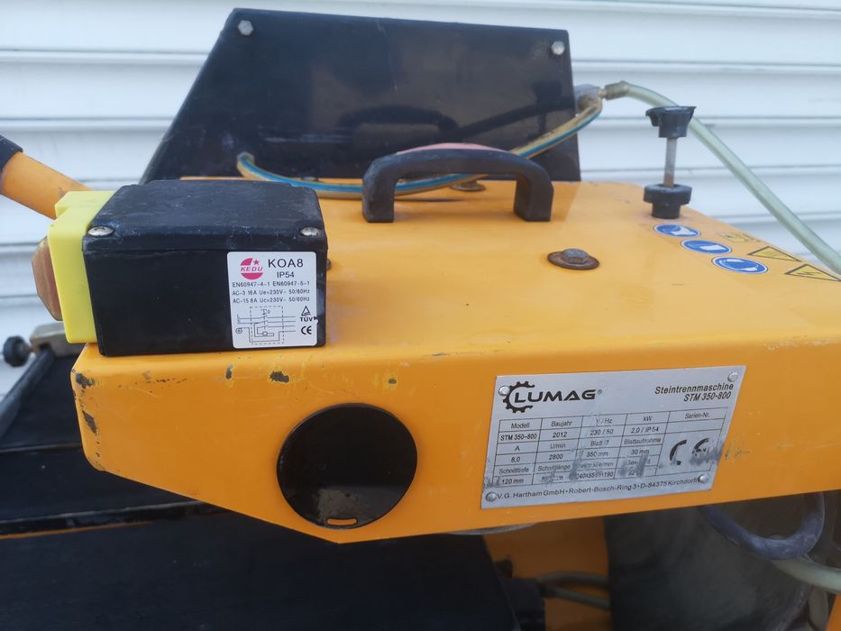 Lumag 350mm Машина за Рязане на Тухли Камък Чупещо Рамо