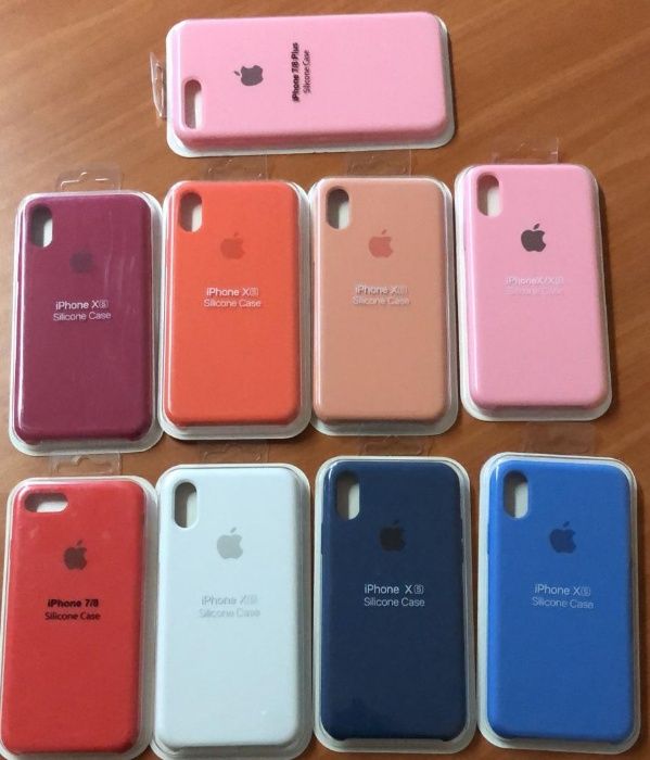 STOC LIMITAT | Huse iPhone Silicon Logo Apple 70–130 lei Gama 13–17