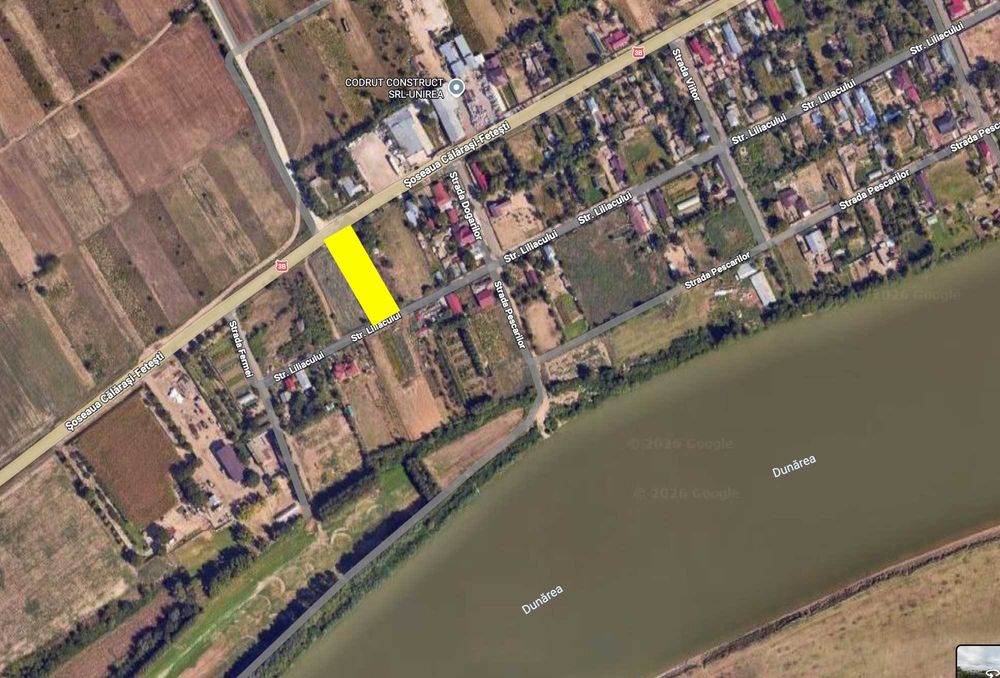 Teren Intravilan 1084 mp la DN 3B, 2 ieșiri, 120 m de Borcea