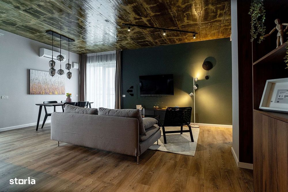 Apartament nou cu 2 camere cu o terasa de 46 mp