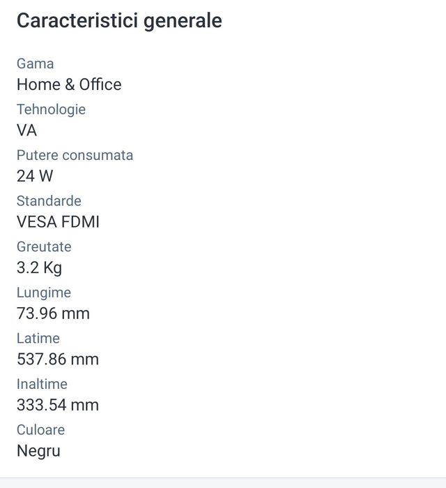 Vând monitor gaming