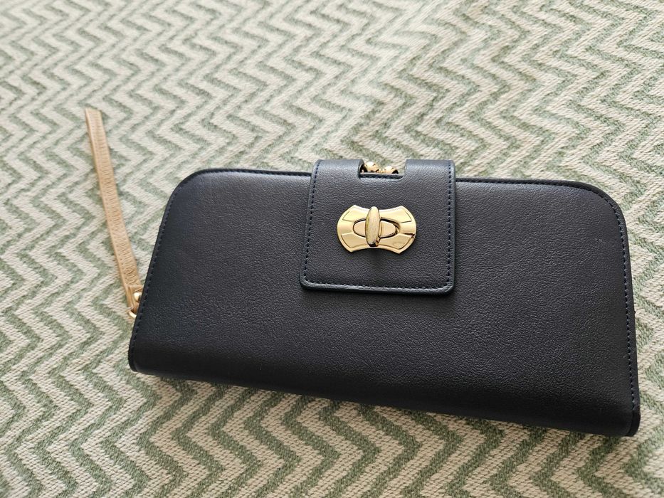 Портмоне тъмно синьо