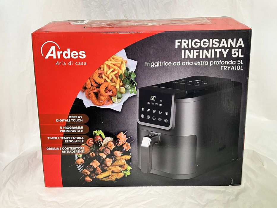 Airfryer/Фритюрник с горещ въздух Ardes Infinity 5л. нов| с гаранция