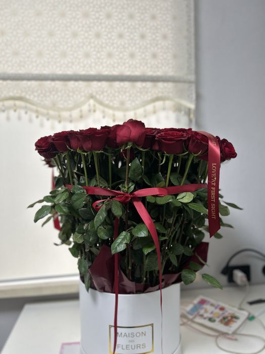 Цветы роза 101 шт