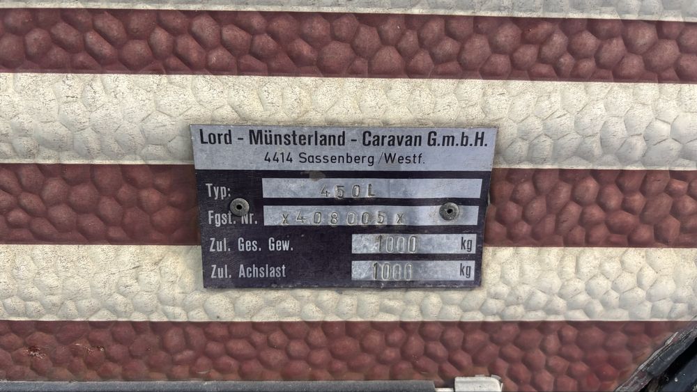 Каравана регистрирана