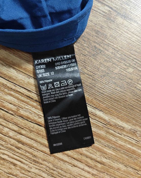 Karen Millen Дамска рокля флорална с бродерия размер UK12 / EU40 / М