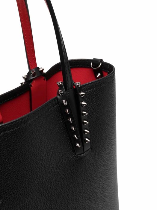 Оригинална чанта Christian Louboutin Cabata leather tote bag Намалена цена -47%