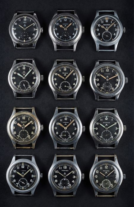 Часы военные 2 мировой (оммаж)