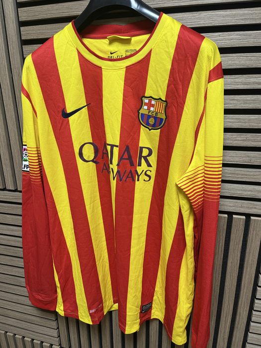NIKE Barcelona Away Shirt - Барселона 2013-2014г - размер ХЛ / Оригинал
