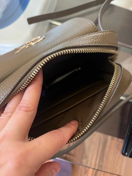 CALVIN KLEIN, Geanta crossbody din piele ecologica