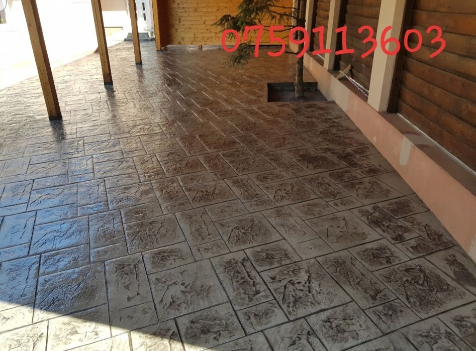 Eco Beton Amprentat Targoviste  DB /Intretinere-Lacuire