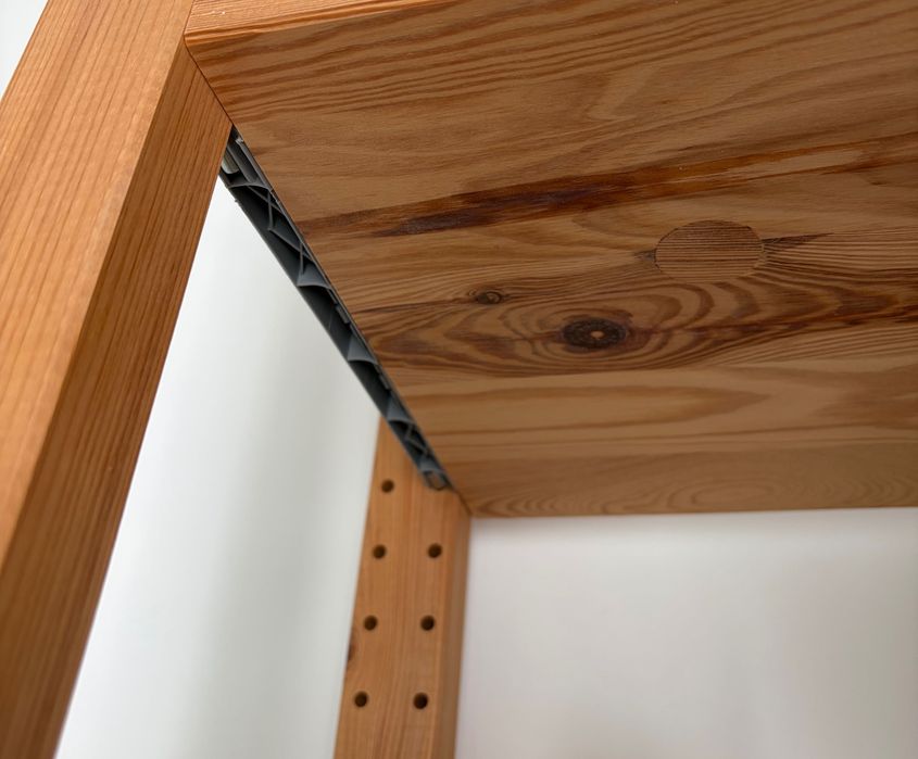Стелаж IKEA IVAR от дърво със 7 регулируеми рафта
