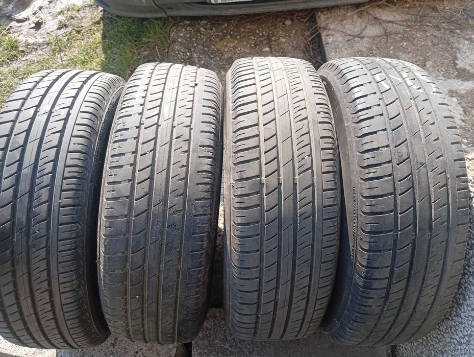 Продавам железни джанти 15" 5х112 с летни гуми 195/65/15