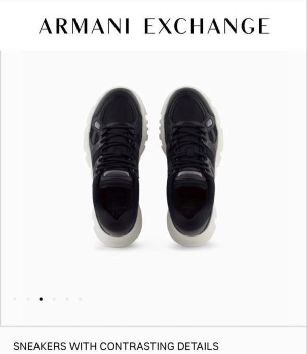 Оригинал Armani Exchange мужские кроссовки