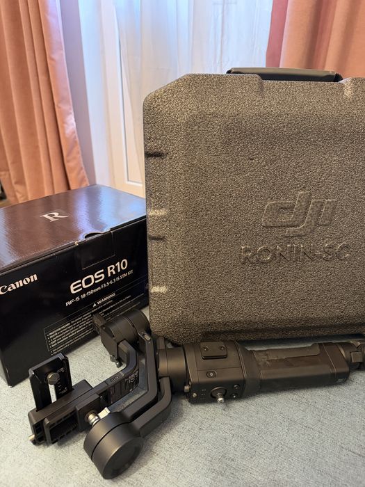 Oferta Pachet! Canon R10 + Obiectiv 18-150 + Stabilizator Ronin SC