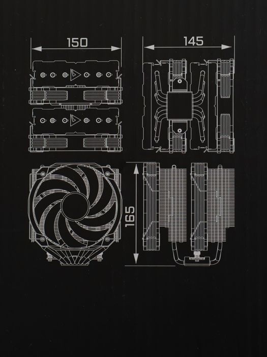Cooler CPU Alphagear AirChill PRISM 65D PRO