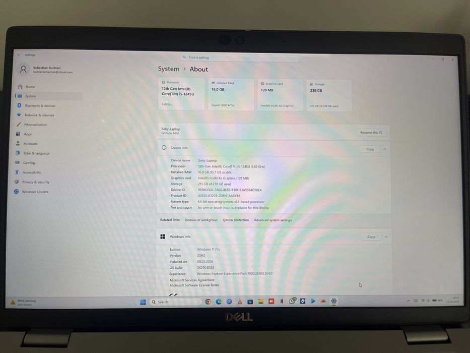 Dell Latitude 5430 – i5 Gen 12 / 16GB RAM / SSD – stare foarte bună + mouse inclus