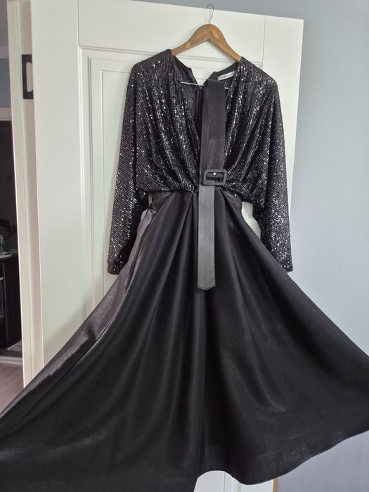 Вечернее черное  платье