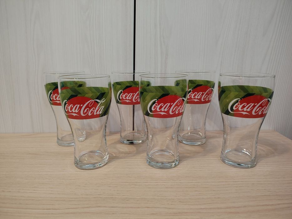 Set de 6 pahare coca cola