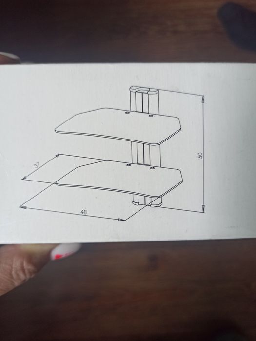 Настенный кабель канал с  полками.
