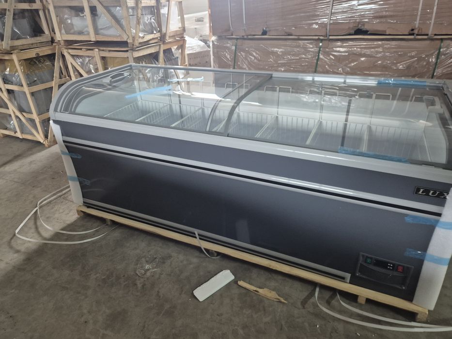 Морозильник для магазин овальный