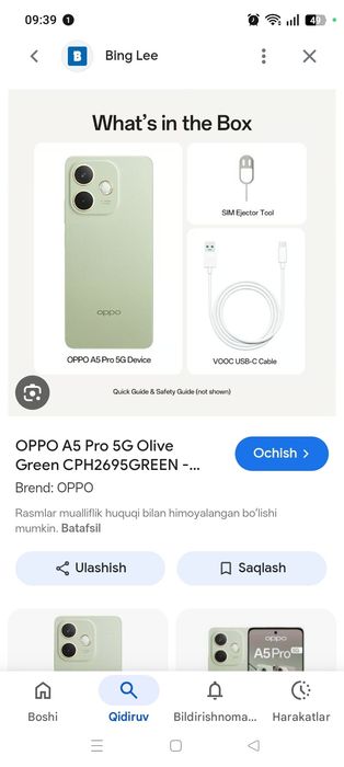 Oppo A5pro sotiladi