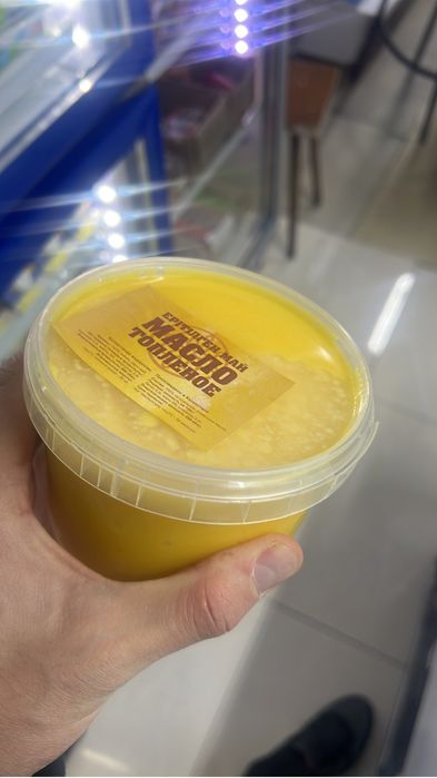 Молочный коктейль,топленное масло