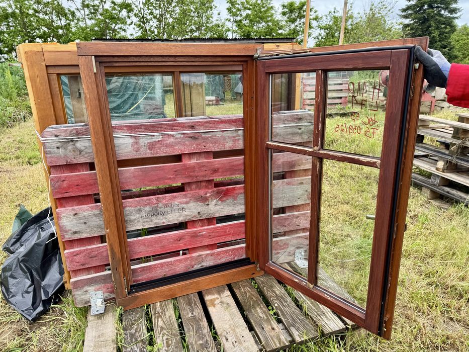 FEREASTRA LEMN TERMOPAN cabana sprosuri H 110 x L 71 Germania 7 buc