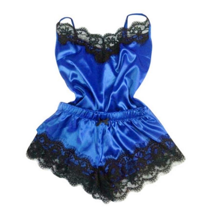 Дамска пижама топ и къси панталонки