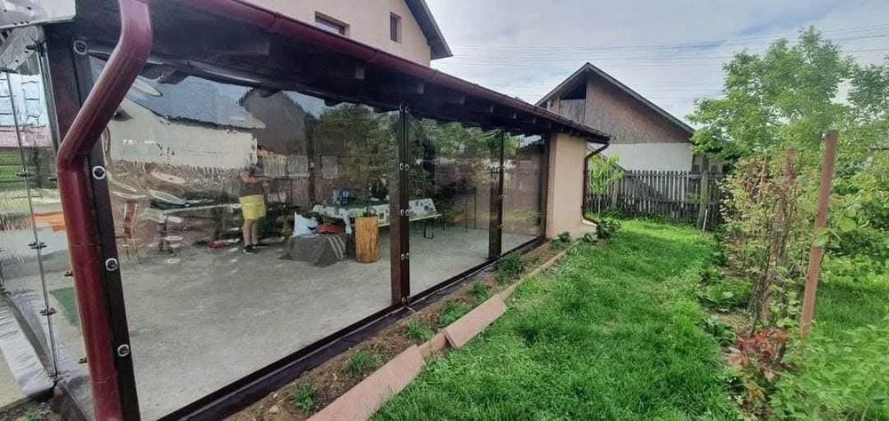 Folie terase si foisoare, terasa transparenta Cristal