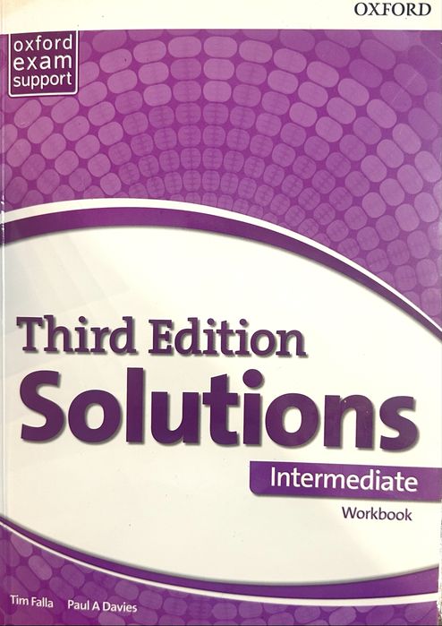 Комплект Oxford Solutions Intermediate (B1) Student’s Book + Workbook
