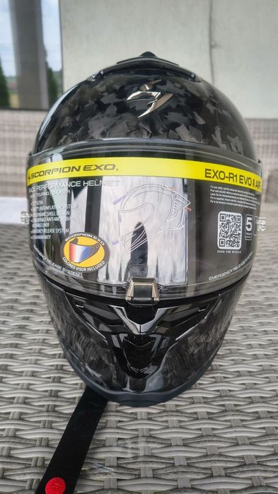 Casca Scorpion EXO-R1 EVO Carbon Onyx XXL NOUA