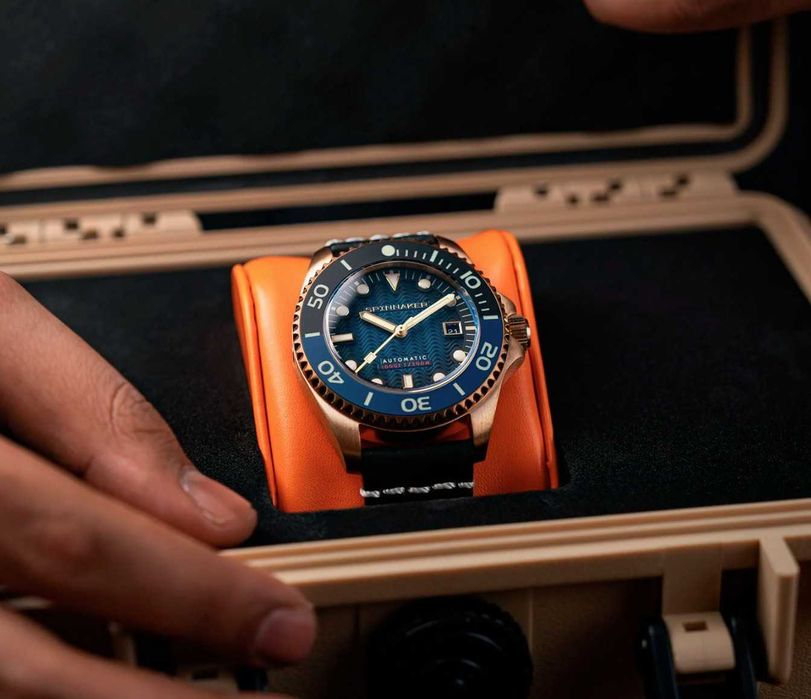 Spinnaker Tesei Bronze Swiss Automatic (Midnight Blue) SP-5060-0A