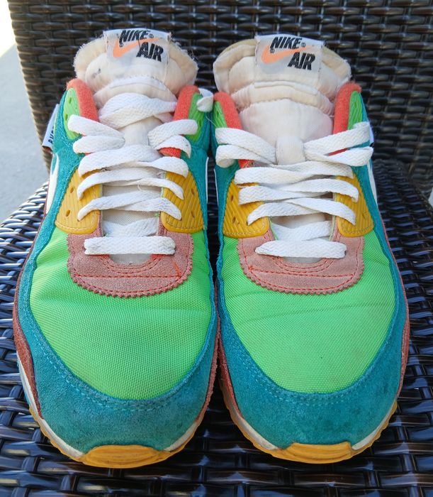 Nike Air Max 90 SE - "Roma Green/Sail Orange