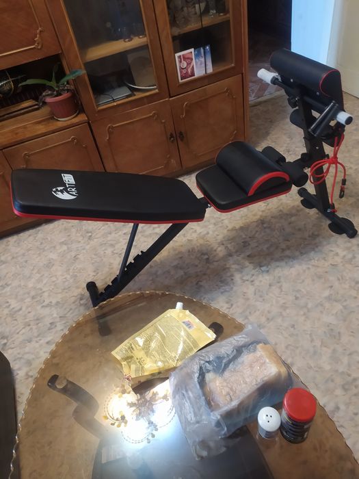 Скамья для жима и др.