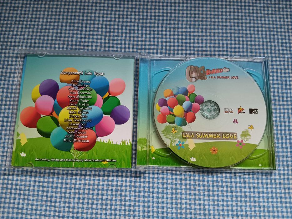 CD Lala Band,Lala summer love, vechi de colecție, conține 2 CD-uri