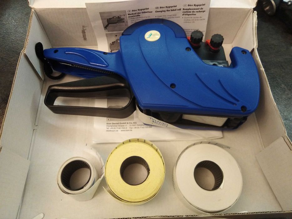 Aparat etichete sterilizare Hygoprint Dürr Dental trasabilitate