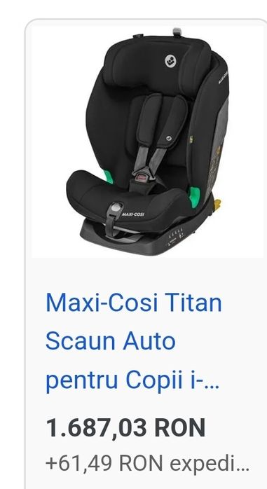 Scaun auto Maxi Cosi Titan negru