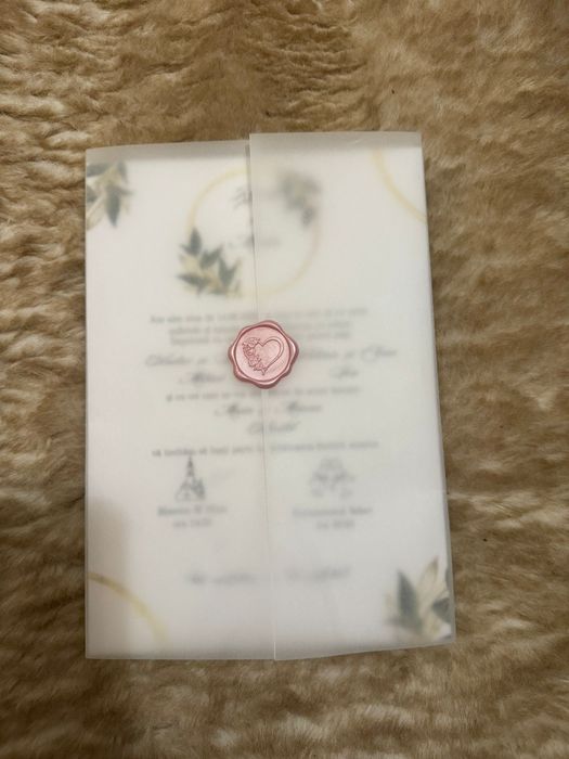 Invitații de nuntă/botez