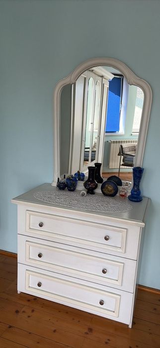 Set Mobilier dormitor alb, 5 piese