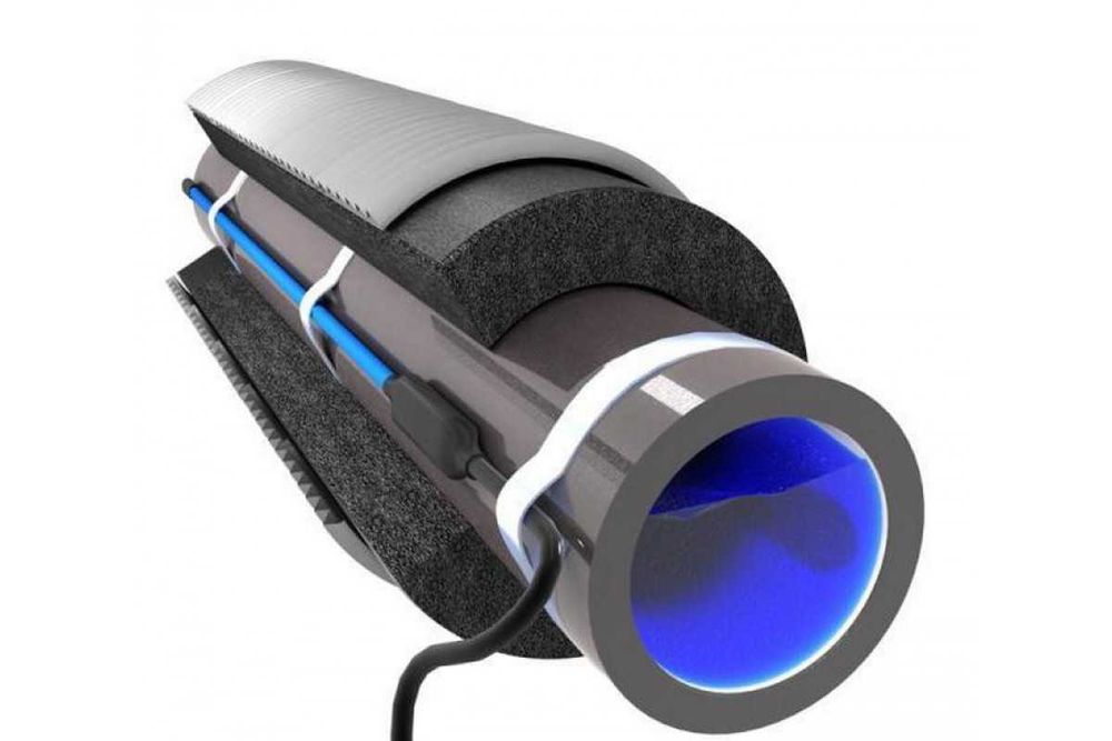 Греющий кабель для труб и водостоков