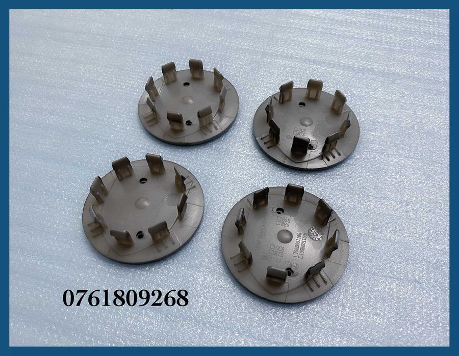 Set 4 capace jante aliaj Porsche Macan 65mm 95B601150 - gri inchis