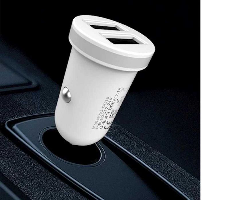 Incarcator Auto mini dualusb 2.1A iPhone 16 Pro Max 15 Plus 14 13 mini