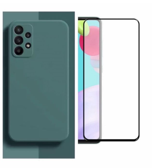 Husa X LEVEL Catifea si Folie Sticla 0.2MM -Samsung S20 S21 S23 S24 FE